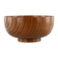 thumbnail image 2 of BUYISI Wooden Bowl Japanese Wood Rice Soup Bowl Salad Bowl Food Container Large Small Bowl For Kids Kitchen Tableware 16CM, 2 of 5