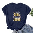 thumbnail image 1 of EGNMCR Chemise de Pâques pour Femmes Imprimé de Pâques Manches Courtes Décontracté Ample Haut Manches Courtes Col Rond T-Shirt pour Femmes, 1 of 3