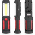 thumbnail image 5 of Luz de trabajo LED recargable con lámpara LED magnética de 500 lm y 3 W para garaje automático, taller, camping, bricolaje (rojo),11 Feliz Sencillez, 5 of 5