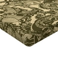 thumbnail image 2 of Ambesonne Nautical Fitted Sheet, Retro Ship Octopus Theme, Twin XL Size, Yellow Olive, 2 of 3