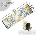 thumbnail image 5 of Yayeee Runner Rug for Bedroom 2'x6' Machine Washable Hallway Non Slip Mat, Yellow Floral, 5 of 8