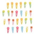 thumbnail image 1 of 27 pinzas para el pelo de perro de plástico con diseño de flores multicolores, compactas, para perros y cachorros., 1 of 14