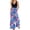 Blue Floral, variant on Two Piece Sets For Women Summer Spring Outfits Casual Sleeveless Wide Leg Pants Sets Beach Vacation Clothes