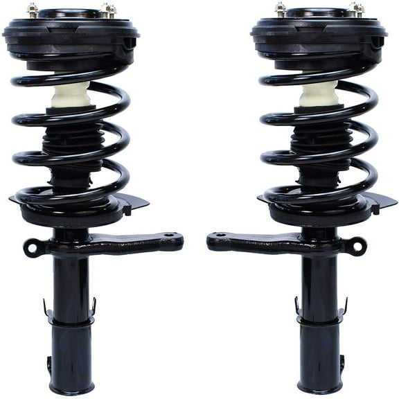 Detroit Axle - Front 2pc Struts for Dodge Intrepid Chrysler 300M Concorde Intrepid LHS, 2 Struts w/Coil Sping Assembly Replacement