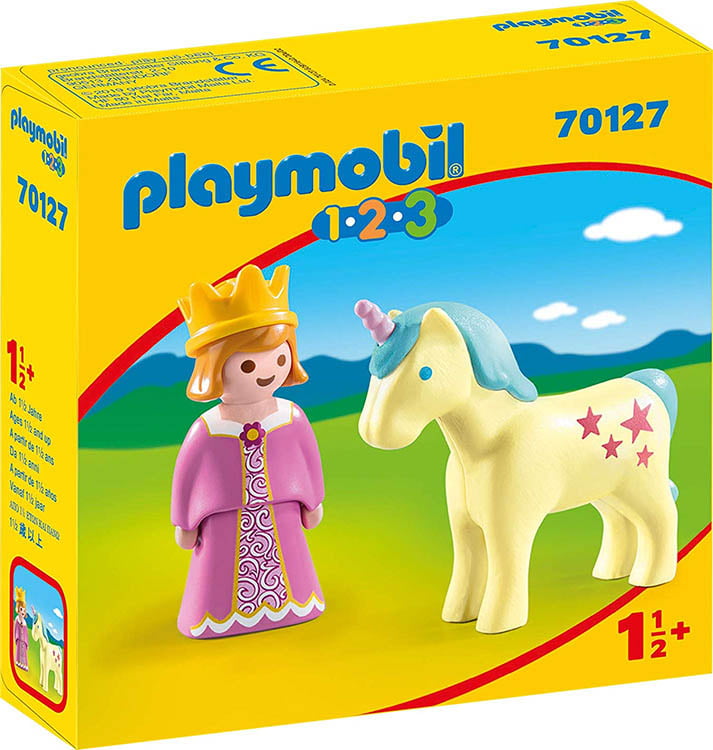 PLAYMOBIL 70127 Princess With Unicorn Play Figures Figurines Mythical Creatures for sale online 