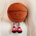 thumbnail image 2 of Almohada redonda de peluche de fútbol realista para niños, juguete de felpa para niños, regalo para bebés, decoración de fiesta de pelota de Mascota, Kawaii, 2 of 4