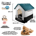 thumbnail image 2 of KE WOOW Casa Térmica para Mascotas, Ideal para Viaje, Abatible, Chica, Incluye Colchón y Placa Personalizada, Color Azul KE WOOW Casa térmica colapsable, 2 of 11