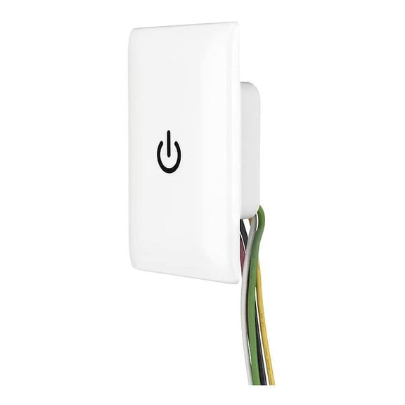 Hubbell Wall Switch,3-Way,4.89" H,3.09" W,White WSS1277PW