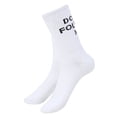 thumbnail image 1 of Calcetines, Calcetines de Mujer con Letras Divertidas en Blanco y Negro, Calcetines con Letras Divertidas, Altamente Recomendados, 1 of 7