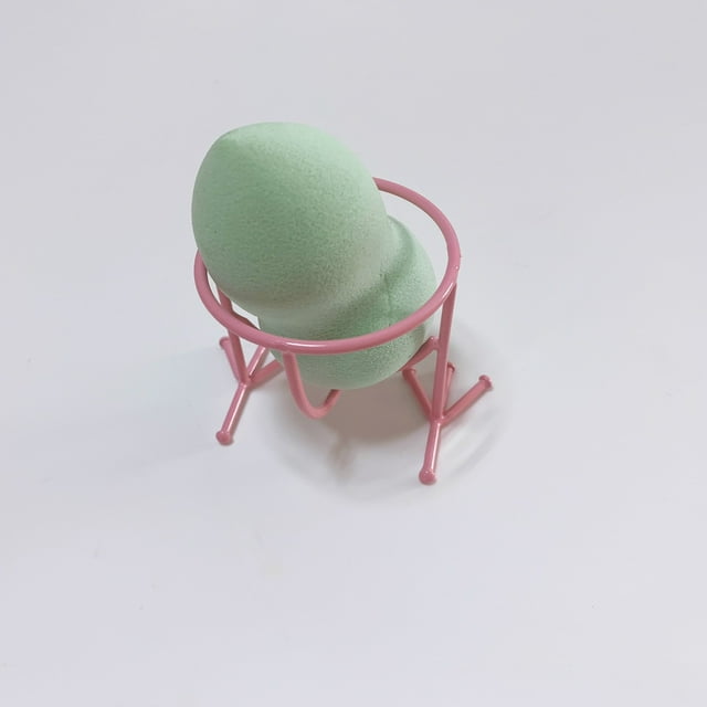 Makeup Sponge Holder Egg Sponge Stand Puff Display Stand Dryer Rack Makeup Sponge Support (Sponge is not included), 2 Pieces