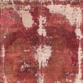 thumbnail image 1 of Ahgly Company Machine Washable Indoor Square Abstract Red Area Rugs, 5' Square, 1 of 7