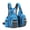 Blue, variant on 7829 Light Weight Fly Fishing Vest Adjustable MultiPockets Jackets Breathable Fishing Tackle Backpack Portable Chest Pack
