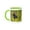 Green/White, variant on 3drose, Colorado, Gould. Rocky Mountain Shiras Male Moose and Trees., 11oz Two-tone Yellow Mug
