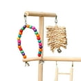 thumbnail image 7 of Parrot Playstand Bird Playground Bird Playpen Wood Perch Chewing Budgie, 7 of 7