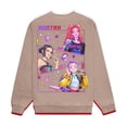 thumbnail image 3 of Pop cazadora para niña Demo-n Hunters Boys Girls Fashion Round-Neck Sweatshirt Streetwear Soft Comfortable Long Sleeve Hoodie for Daily Wear Spring Fall Winter （Khaki）, 3 of 4