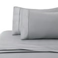 thumbnail image 3 of Marina Decoration 600 Thread Count Ultra Soft Deep Pocket Hotel Standard Solid Bedding Long Staple Percale Cotton All Season Sheet Set with Pillowcase, 3 of 7