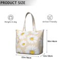 thumbnail image 5 of Sunny Daisy Artwork Carry-On Bag Retro Floral Duffel, Lightweight, , Multiple Pockets, for Women, 5 of 5