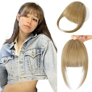  Clip in Bangs Human Hair, Hair Clip in Bangs Natural