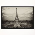 thumbnail image 1 of Design Art Vue Vintage De Paris France  Sur Toile Encadrée, 1 of 4