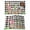 Black, variant on Easter Bunny Gnomes Placemats Set of 4, Spring Easter Eggs Floral Sage Green Plaid Placemats for Dining Table, Place Mats for Kitchen Tabletop, Waterproof Wipeable Dining Table Mats Set