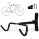 thumbnail image 1 of Estante de almacenamiento horizontal para bicicletas, ángulo de longitud ajustable, diseño plegable, herramientas de fácil instalación incluidas, esponja suave antiarañazos, soporte de pared de acero, 1 of 5