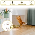 thumbnail image 4 of Alfombrilla autoadhesiva de 78 x 15.7 pulgadas, para rascar para gatos, protector de muebles de escalada, resistente a las garras, almohadillas para orejas para rascar para sofá, pared y gato, 4 of 7