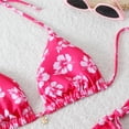 thumbnail image 6 of Haivin Women's Push-Up Bikini Set, High-Waist with Adjustable Drawstring, for Beach and Pool Activities, 6 of 6