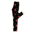 thumbnail image 5 of Endives Women's Fleece Lined Leggings Velvet Warm Christmas Retro Printed Home Leggings Warm Winter, 5 of 6