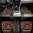 thumbnail image 6 of Daiia Rose Flowers Printed Car Floor Mats Set of 4, Durable Non Slip Auto Floor Carpet, Car Interior Carpets Proof Foot Pads Anti-Slip Cushion Automoetive Accessories, 6 of 6