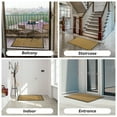 thumbnail image 5 of SIXHOME Outdoor Mat Non Slip Doormat 24"x47" Front Door Mat Outside Absorbent Rubber Welcome Mat Low Profile Dirt Trapper Indoor Outdoor Doormat Thicken Checker Entryway Rug Floor Mat Yellow, 5 of 7