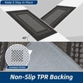 thumbnail image 5 of FLOORHUG Doormat Indoor 20"x 32", Soft and Absorbent Door Mat Non-Slip, Dirt Trapper Door Mats Entry Rug Low Profile Floor Mat Machine Washable Rugs for Entryway, Front Back Door, Gray, 5 of 7