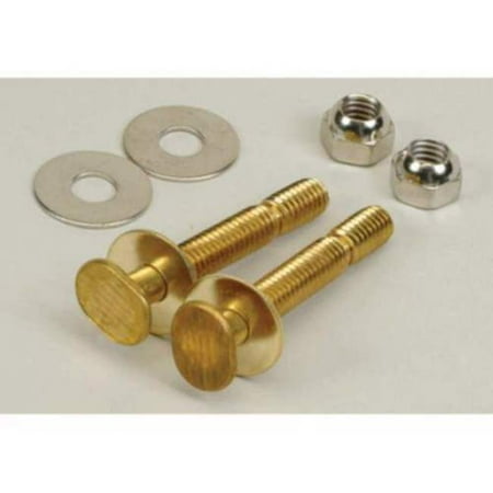 

Proflo Pf90104 1/4 X 2-1/4 Brass Snap Closet Bolt Pair