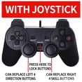 thumbnail image 2 of Arcades Styles Game Controllers USB Gamepad Corded Joysticks for Computer Simulators Old School Gaming PLaying, 2 of 8