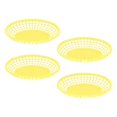 thumbnail image 3 of Yellow Collapsible Plastic Food Basket for Storage Use Creative Design Fits Various Spaces, 3 of 4