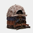 thumbnail image 2 of AOOOWER Beanie Adjustable Men's Women's Casual Vintage Brimless Hat with Paisley Pattern, 2 of 21