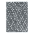 thumbnail image 5 of Unique Loom Soft Touch Shag Collection Area Rug - Dora (6' 1" x 9' Rectangle Pebble Gray/Ivory), 5 of 7