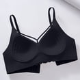 thumbnail image 4 of Xdegoge Lace Bra for Women Hollow Elegant Full Coverage Bras Wireless Patchwork Adjustable Straps Brassiere Breathable Solid Color Jelly Underwear, 4 of 7