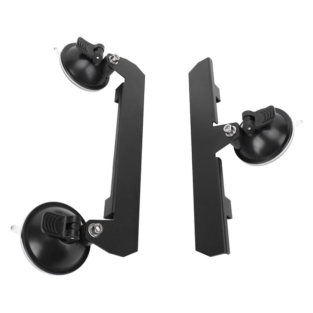 Soporte de Montaje de Taza de Succión, Kit de Montaje de Ventana de Automóvil Fácil Instalación de Protección Rejilla de Acero de Aleación para Mini Antena Satélite