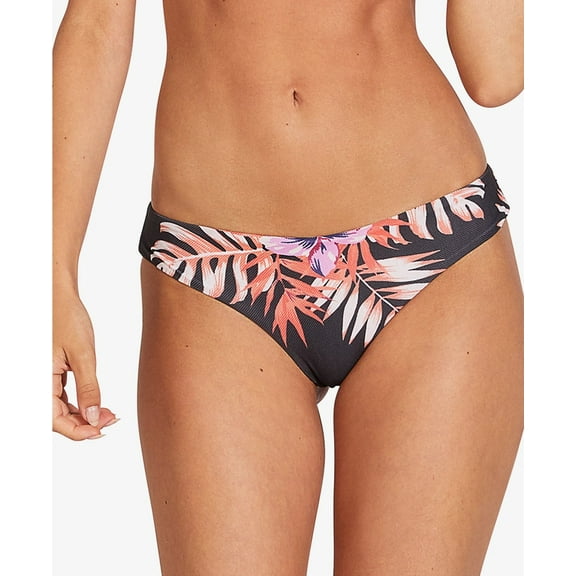 Volcom BLACK Juniors' U Da Palm Printed Bikini Swim Bottoms, US Large