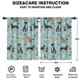 thumbnail image 2 of Blackout Kids Curtains,Dogs with Wine and Glasses Childrens Insulated Curtains Set Of 2,Bedroom Essentials,Toddler Room Decor 42x54in(106x137cm), 2 of 4