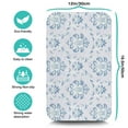 thumbnail image 5 of Washable Rubber Colorful Floral Dish Drying Mats for Kitchen Counter Home Large Coffee Bar Pad Accessories and Decor for Utensils Stemware 19.5''x12'', 5 of 7