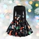 thumbnail image 4 of Vestidos de Navidad de invierno, vestido de fiesta elegante estilo años 50 Imprimir 3, 4 of 9