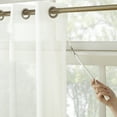 thumbnail image 5 of No. 918 Emily Extra-Wide Sheer Voile Sliding Door Patio Curtain Panel, 100"x84", Ivory, 5 of 6