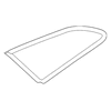 Genuine OE Jaguar Quarter Glass - T2H38171
