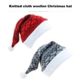 thumbnail image 3 of Cateissary Sombrero de Navidad Prop Suministros para fiestas Niños Niñas Ropa Accesorio Interesante Kitted Santa Caps Accesorios de tocado de Kits de decoración para fiestas Gris, 3 of 6