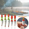 thumbnail image 4 of fishing Outdoor Mix Size Assorted Sizes Fluctuate Light Stick Floats Indicator Rock Fishing float Floats Bobbers 22-EAT LEAD 2.2G, 4 of 7