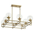 thumbnail image 5 of Savoy House Crosby 8-Light Chandelier in Warm Brass, 5 of 5