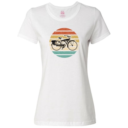 Inktastic Cycling Vintage Bicycle for Cyclist Women s T-Shirt price history on PriceWatchPro