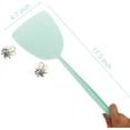 thumbnail image 2 of Matamoscas de 3 piezas de alta calidad con gancho, bolsa larga resistente y flexible para matamoscas, mango de 17,5 pulgadas, matamoscas/matamoscas, adecuado para interior/exterior/aula/oficina,, 2 of 7