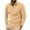 Khaki, variant on Rloper-Lop Mens Golf Polo Shirts Long Sleeve Solid Color Tees Quick Dry Moisture Wicking Lightweight Casual Shirt with Buttons